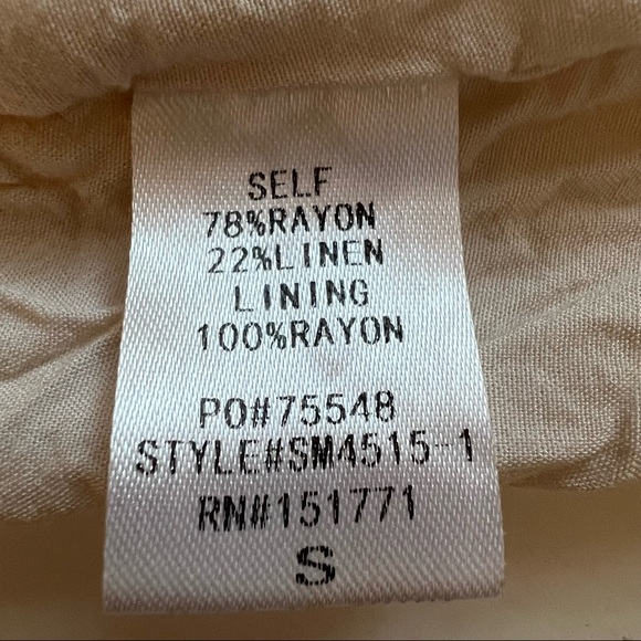 LELIS romper, yellow and gray size S faux wrap - Picture 8 of 8